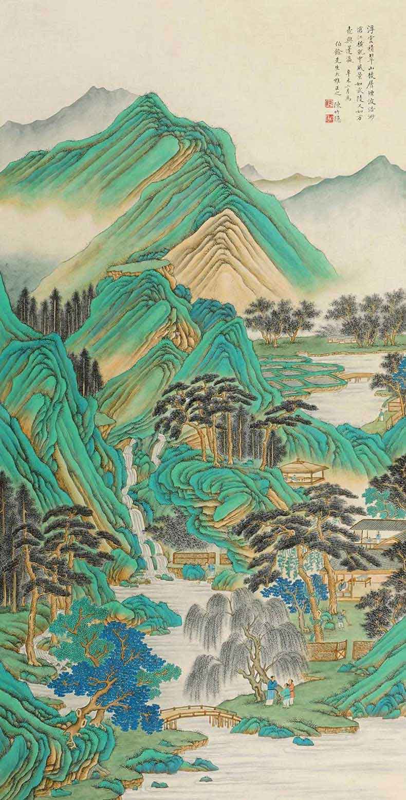 陳竹隱國畫作品欣賞
