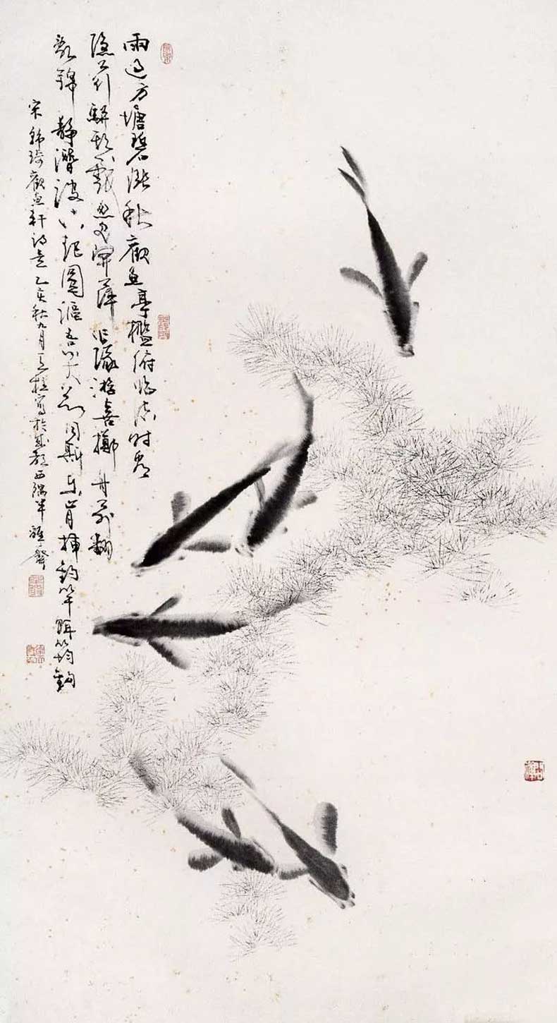 秦天柱花鳥畫作品欣賞