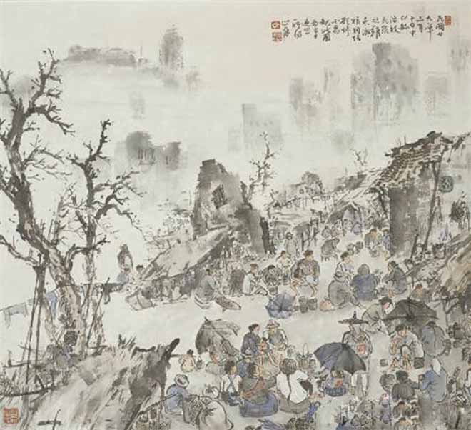 關山月抗戰主題作品賞析 關山月抗戰主題作品賞析