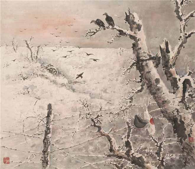 關山月抗戰主題作品賞析 關山月抗戰主題作品賞析