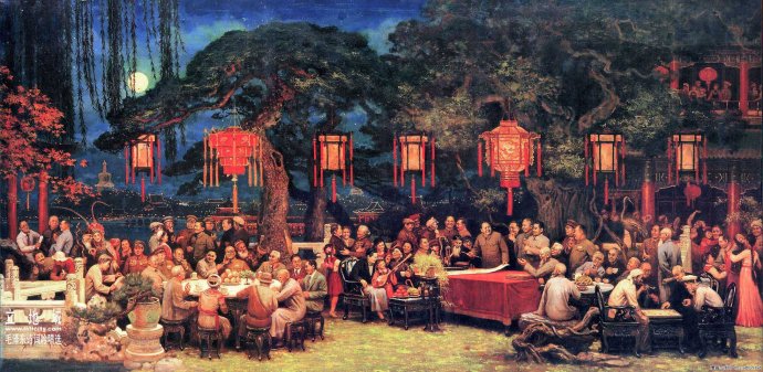 劉宇一代表作-良宵圖
