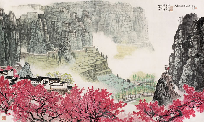 白雪石《大寨紅花遍地開》賞析 白雪石《大寨紅花遍地開》賞析