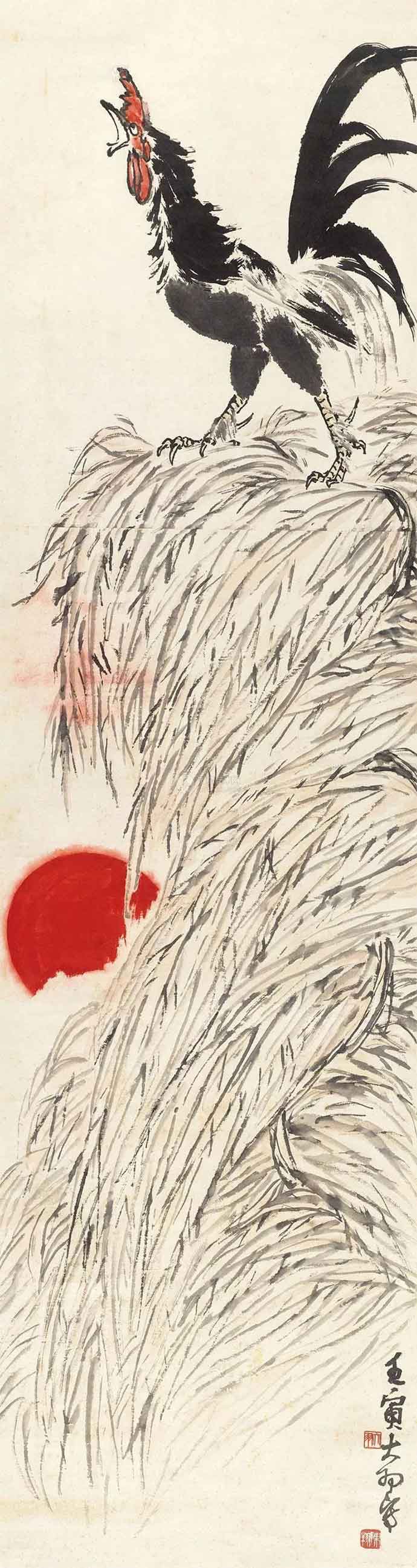 陳大羽《一唱雄雞天下白》拍賣價格