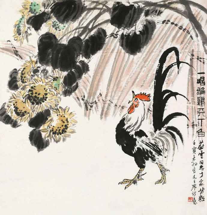 陳大羽《一唱雄雞天下白》拍賣價格