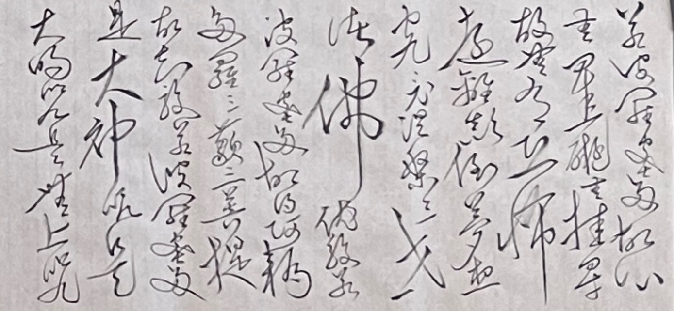 莊枝材般若般若波羅蜜多心經（草書）
