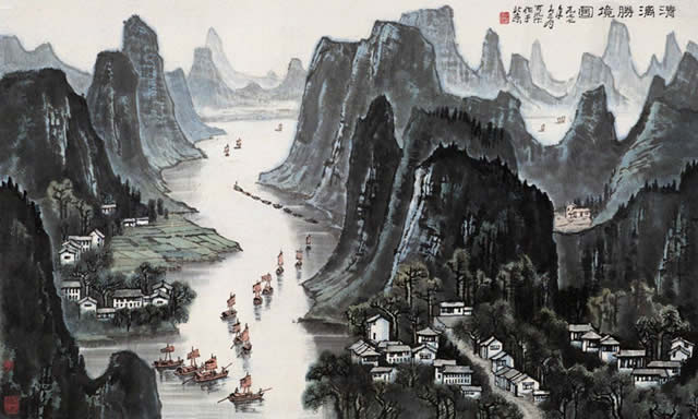 李可染江南寫生作品欣賞 李可染江南寫生作品欣賞