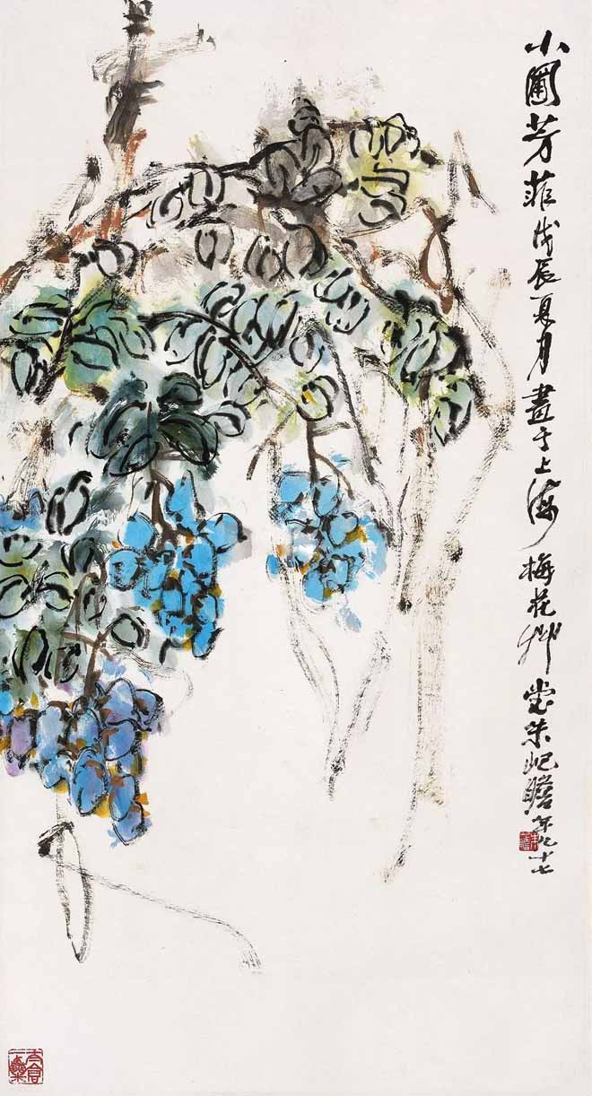 名家筆下的紫藤花,燦若云霞,紫氣東來