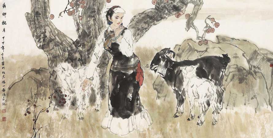 張鴻飛國畫作品欣賞
