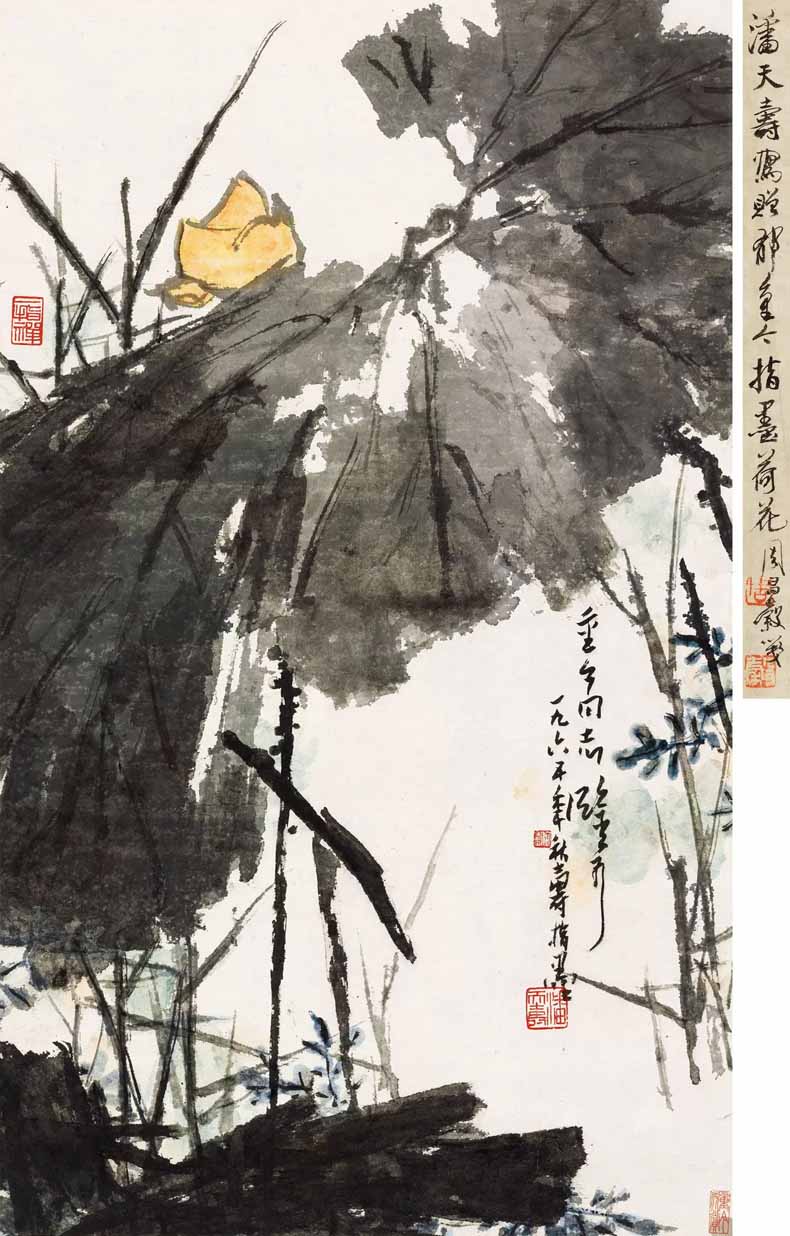 2018年潘天壽作品市場價格,值多少錢一平尺?