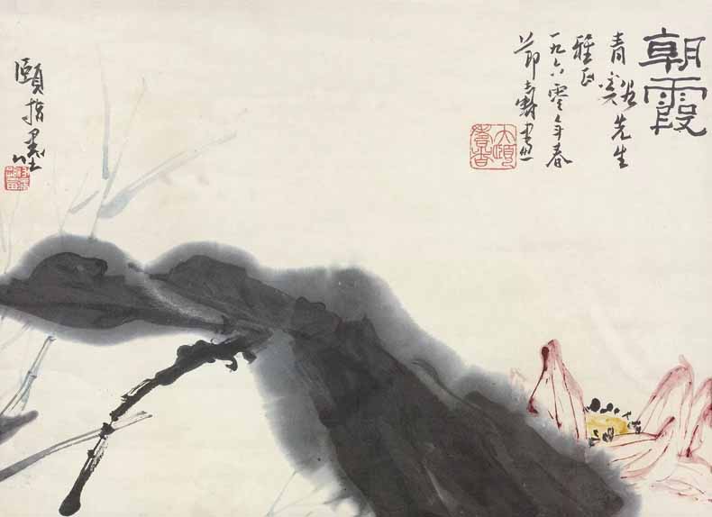 2018年潘天壽作品市場價格,值多少錢一平尺?