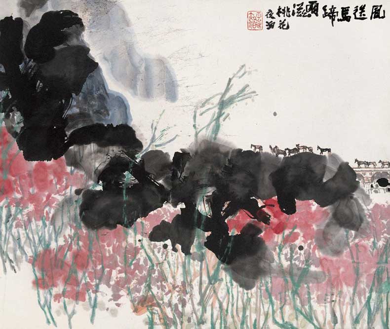 王學(xué)仲國畫作品欣賞