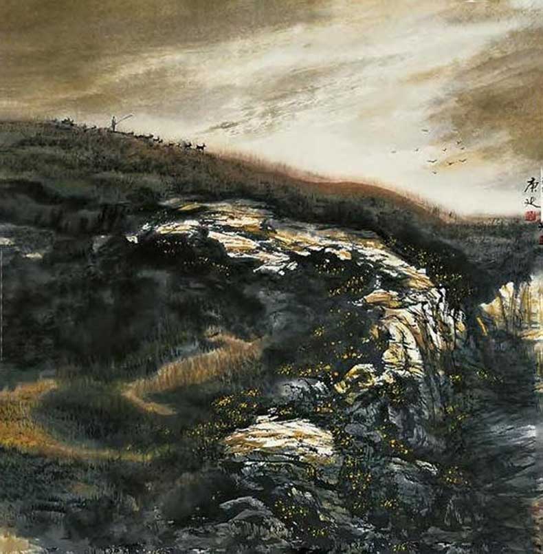 王學(xué)仲國畫作品欣賞