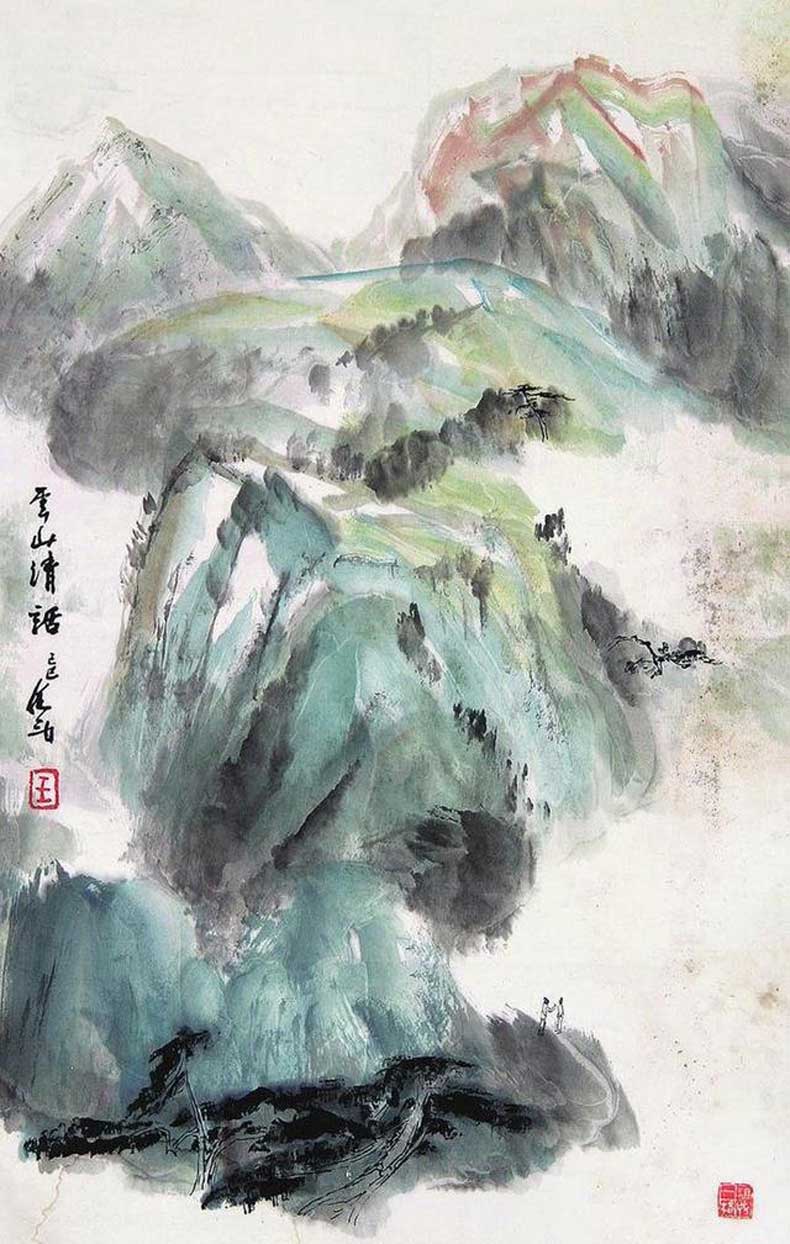 王學(xué)仲國畫作品欣賞