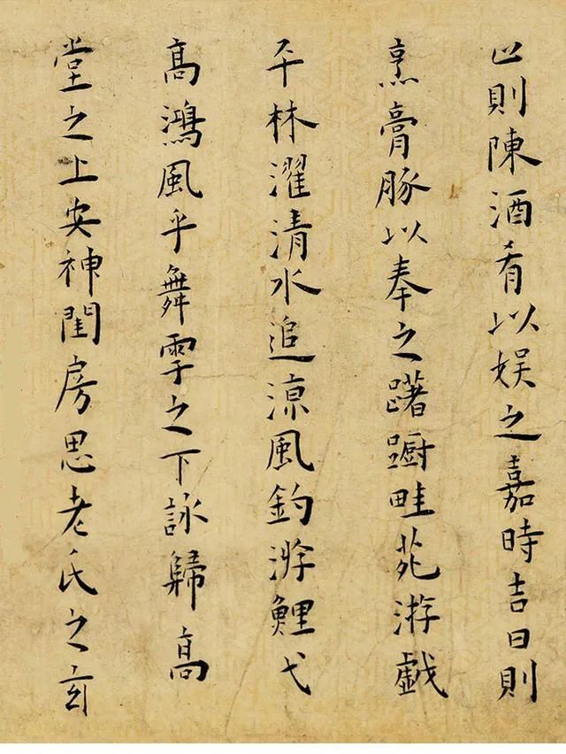 王寵小楷《樂志論》手卷
