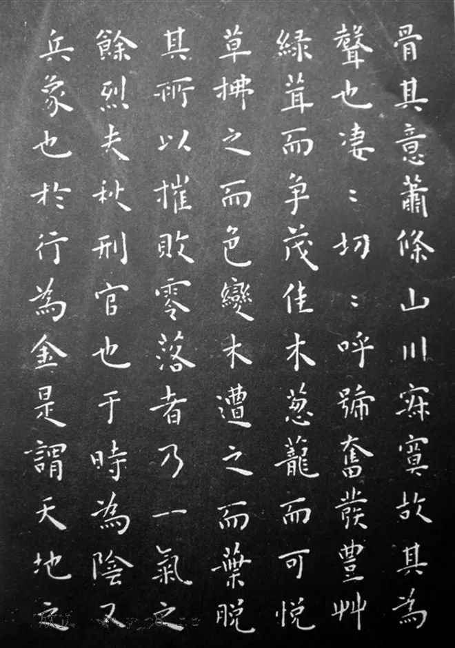 王寵小楷《秋聲賦》作品欣賞