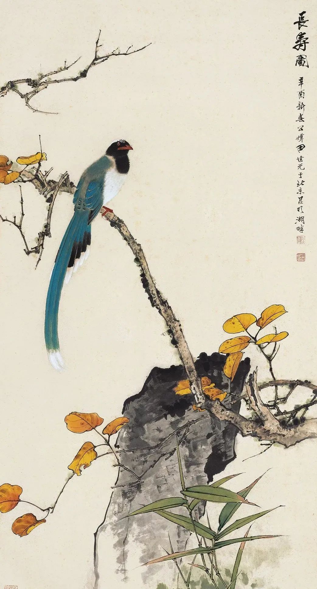 秋日國(guó)畫作品，美極了！