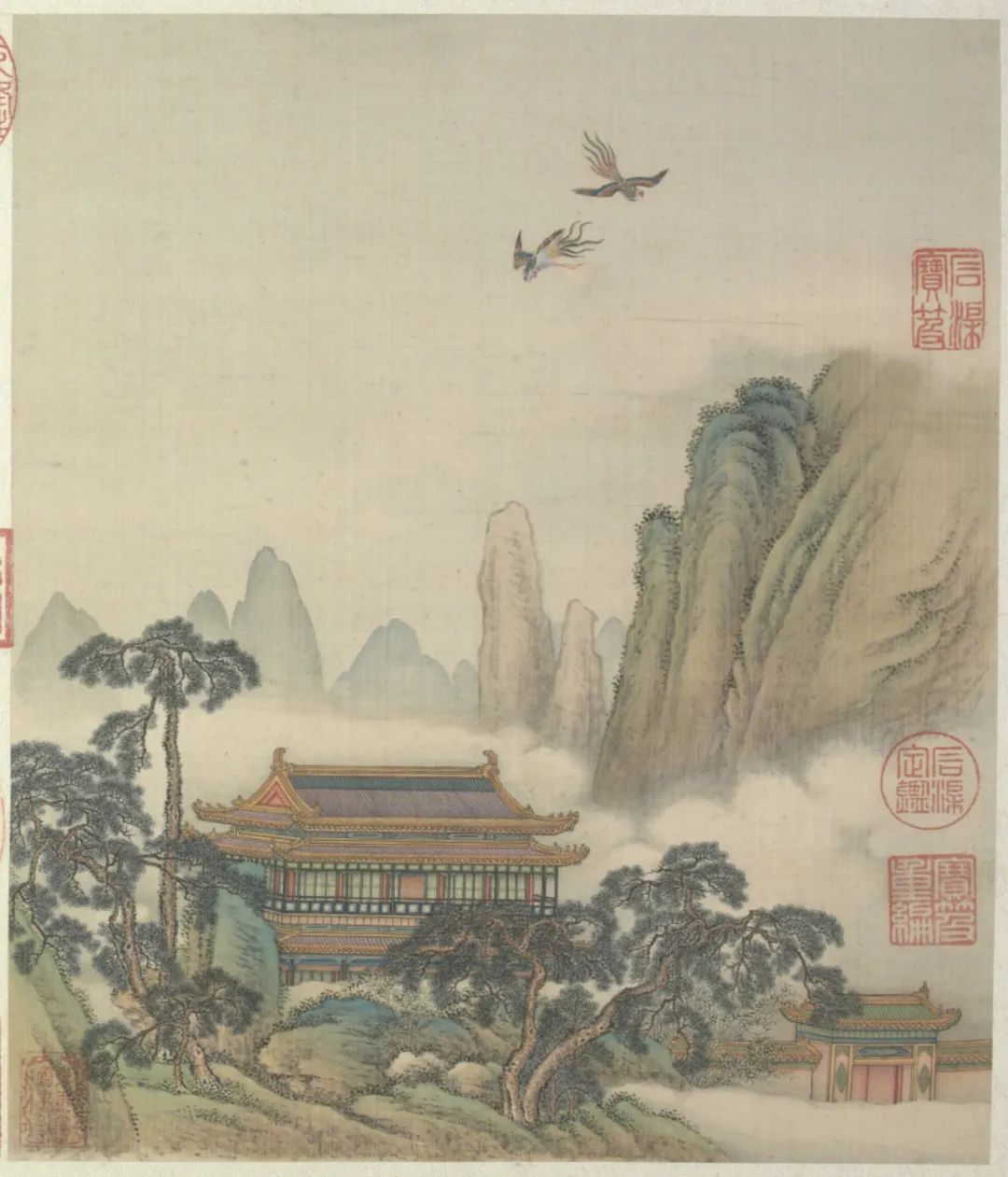 清朝畫家金昆有鳥詩圖冊欣賞 清朝畫家金昆有鳥詩圖冊欣賞