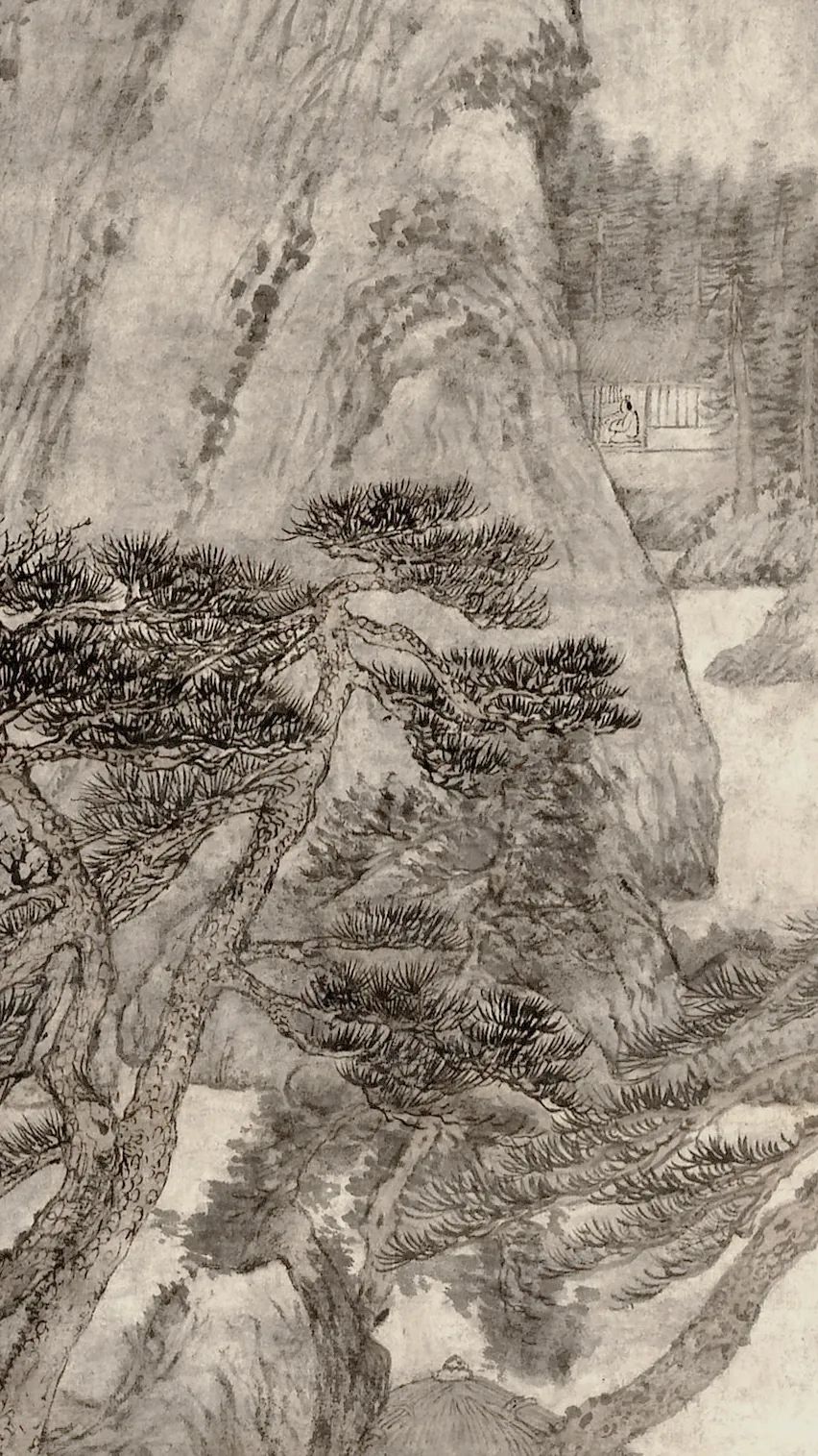 元代畫家王蒙的《春山讀書圖》欣賞