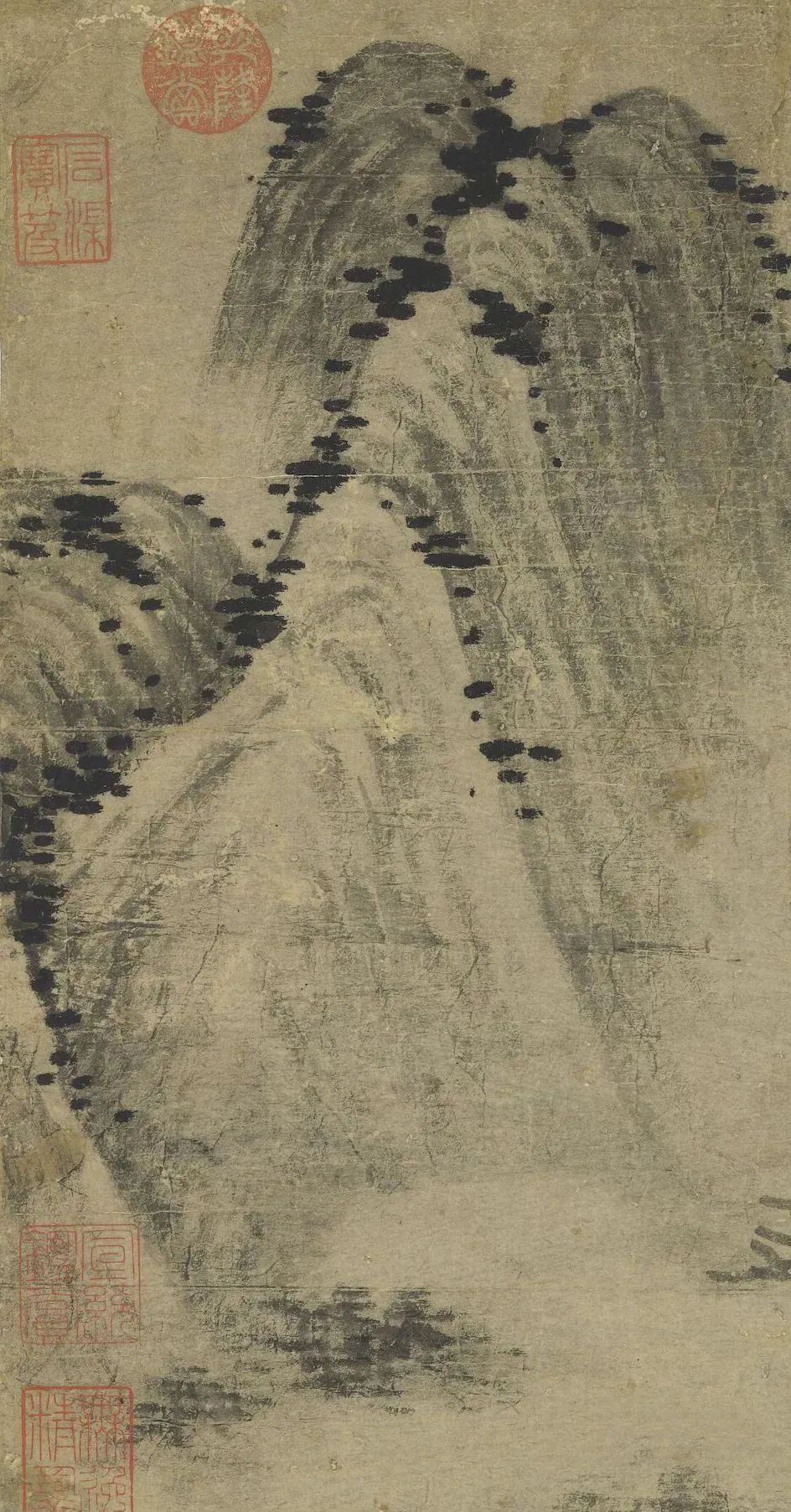 元代畫家柯九思的山水畫《溪亭山色圖》欣賞