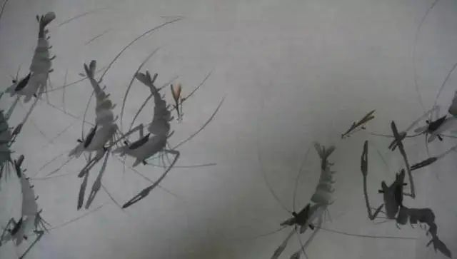 齊白石《百蝦圖》作品欣賞