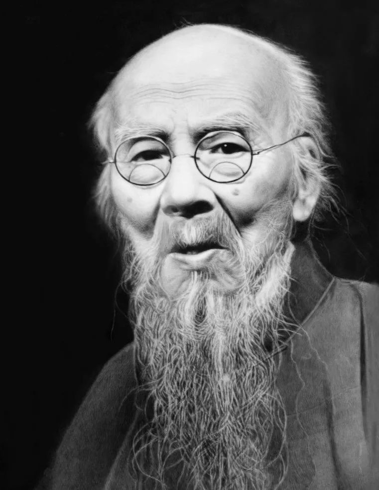 齊白石《松柏高立圖》欣賞