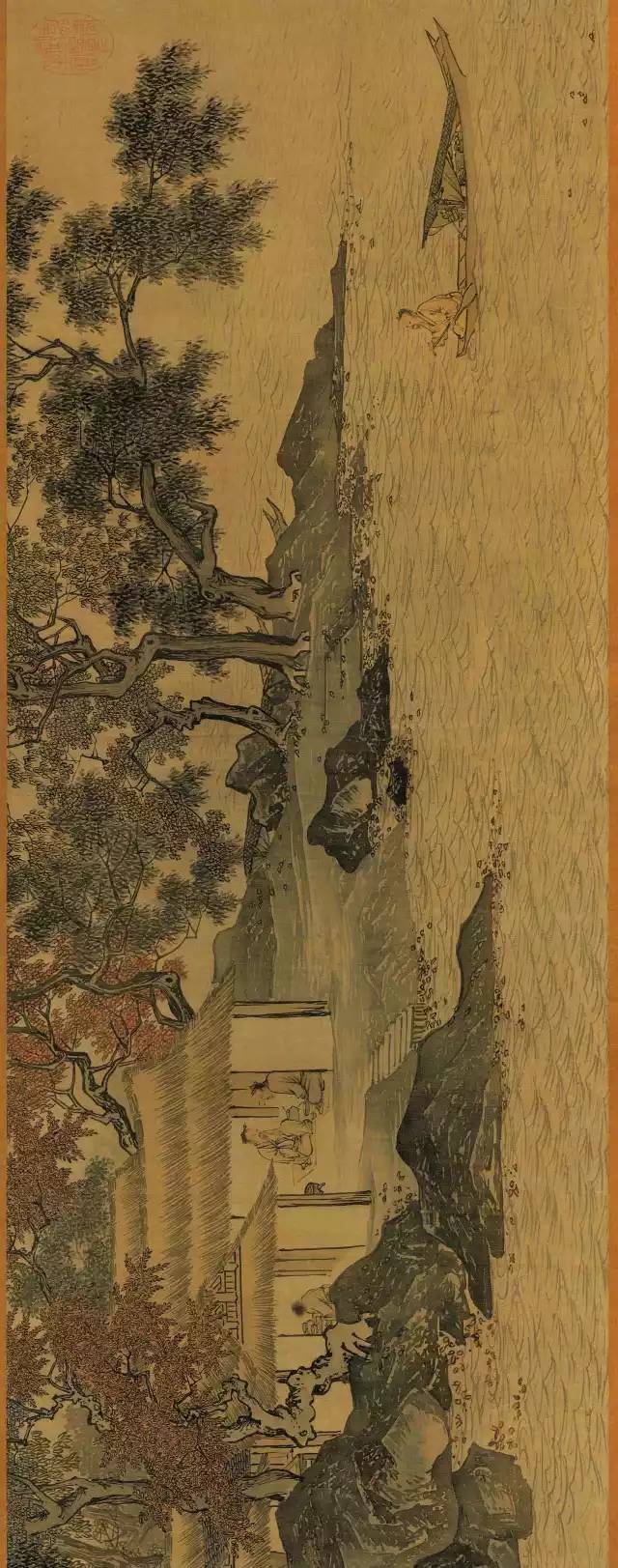 唐寅《溪山漁隱圖》賞析
