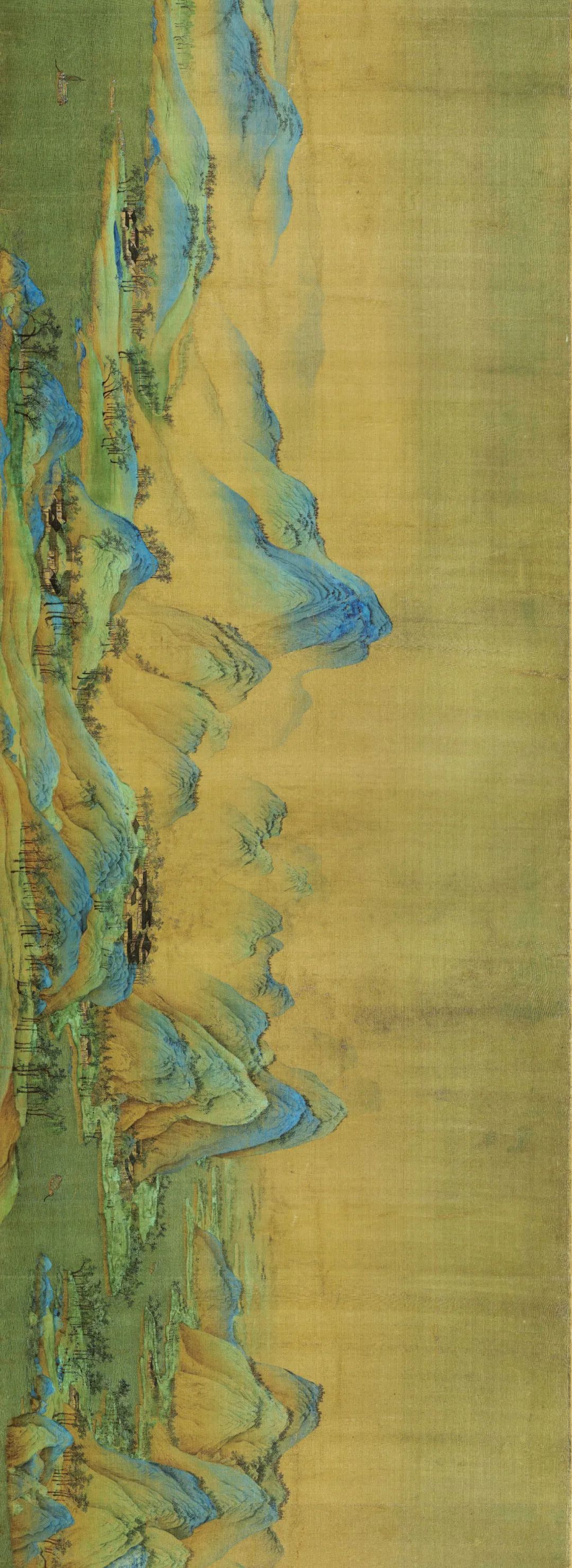 宋徽宗《千里江山圖》書畫作品欣賞