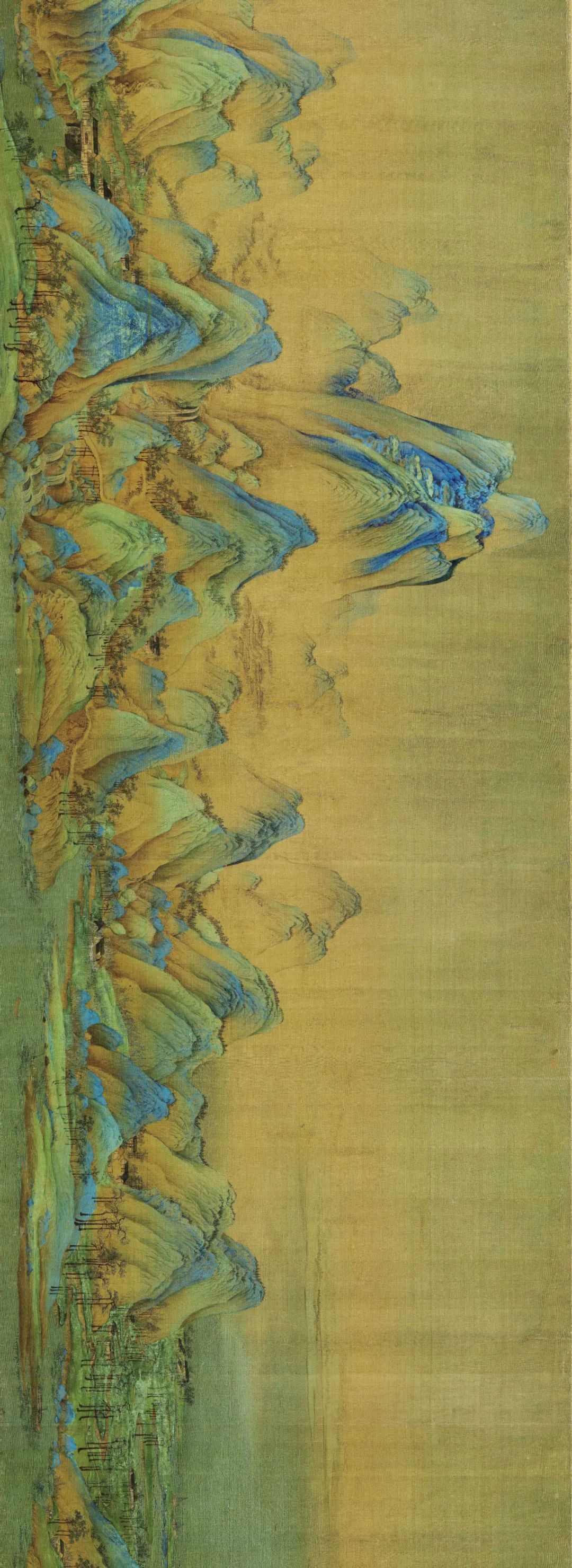 宋徽宗《千里江山圖》書畫作品欣賞