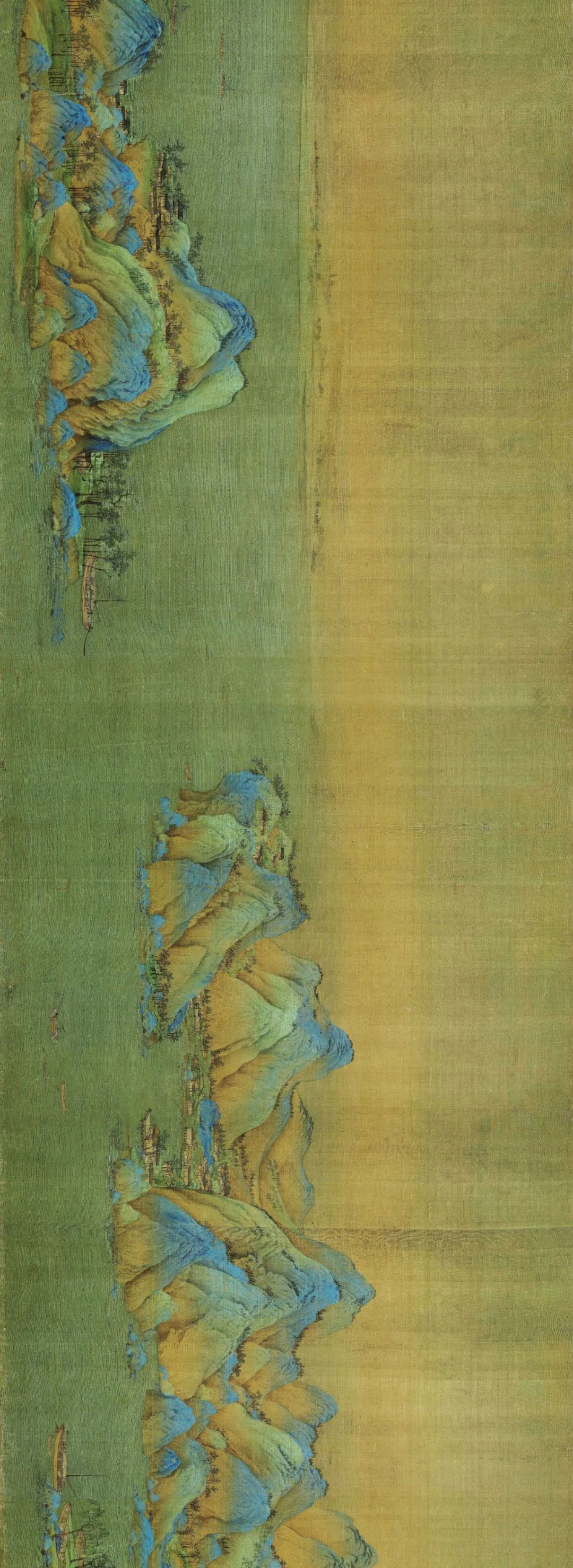 宋徽宗《千里江山圖》書畫作品欣賞