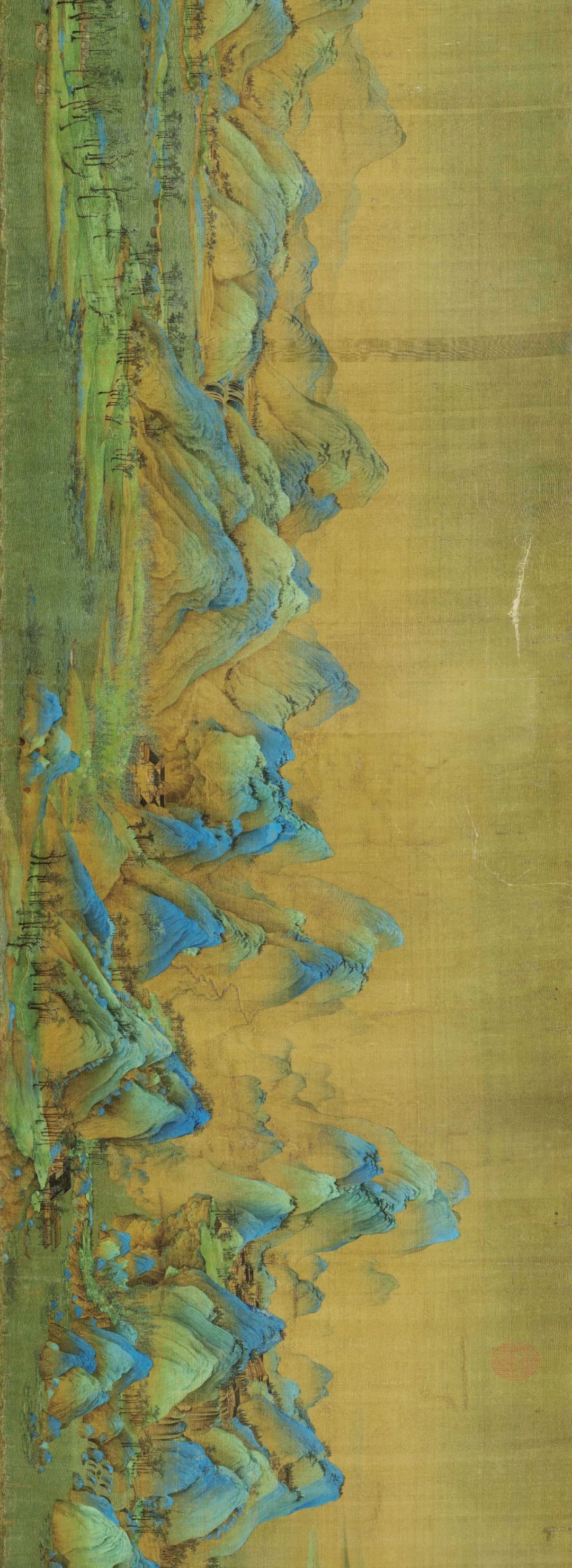 宋徽宗《千里江山圖》書畫作品欣賞
