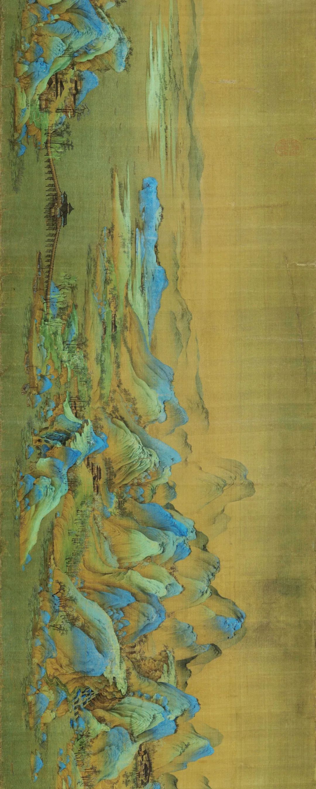宋徽宗《千里江山圖》書畫作品欣賞