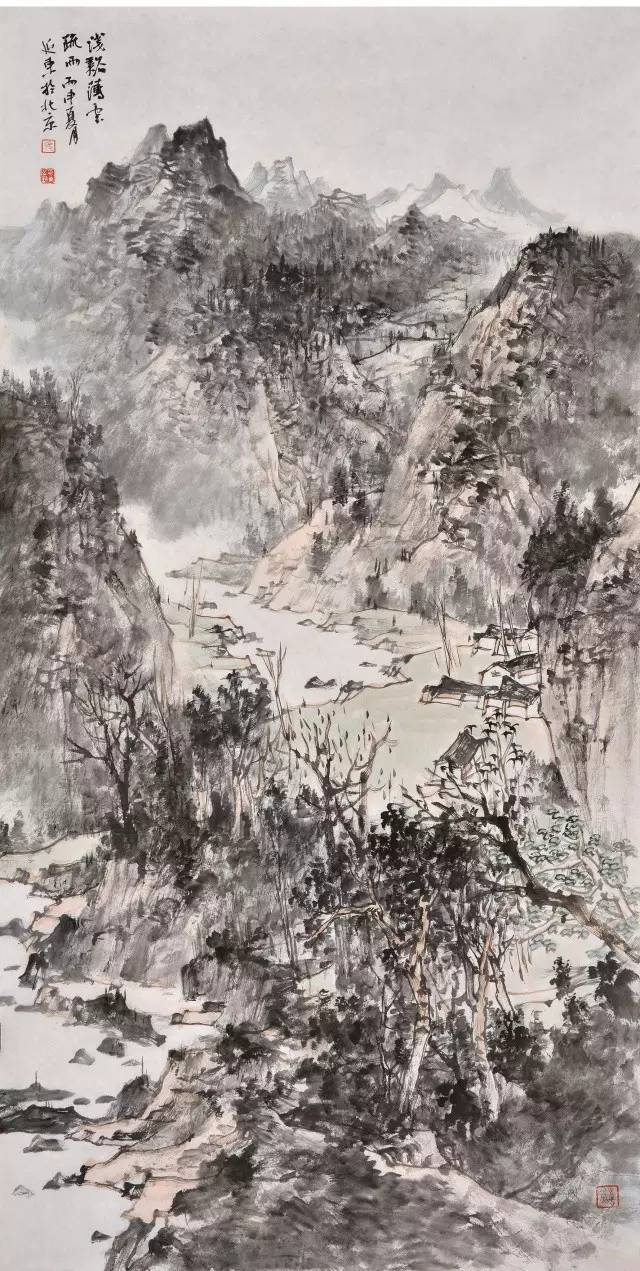 張延東——淺溪薄云疏雨