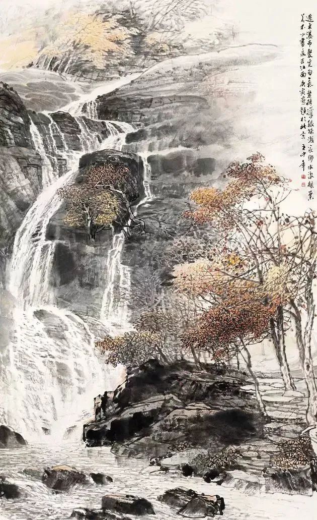 王中年的中國山水畫作品欣賞 王中年的中國山水畫作品欣賞