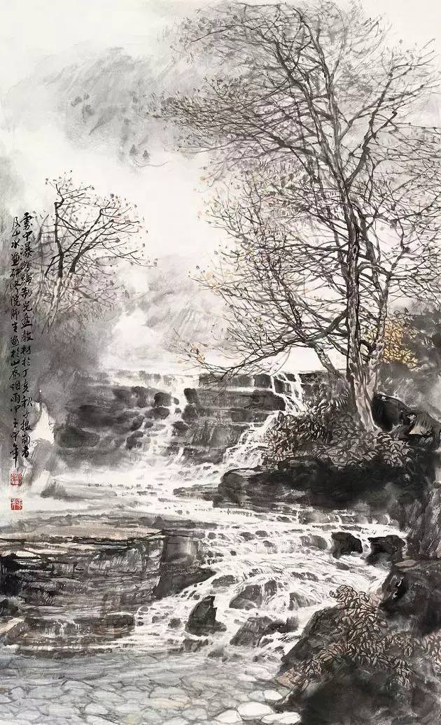 王中年的中國山水畫作品欣賞