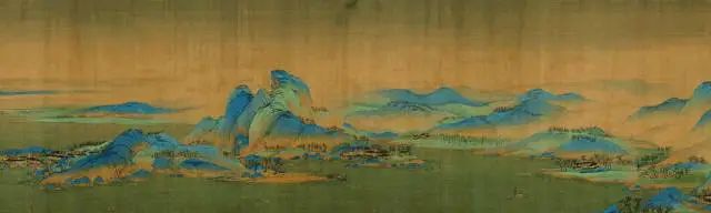 王希孟《千里江山圖》高清全卷欣賞 王希孟《千里江山圖》高清全卷欣賞
