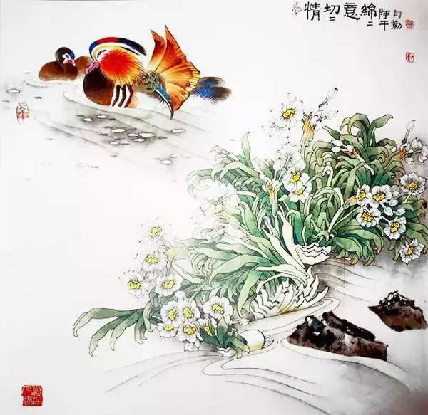 17副精美的鴛鴦戲水圖！