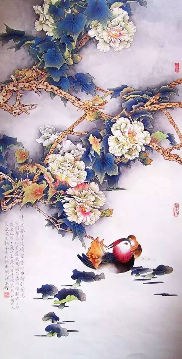 17副精美的鴛鴦戲水圖！