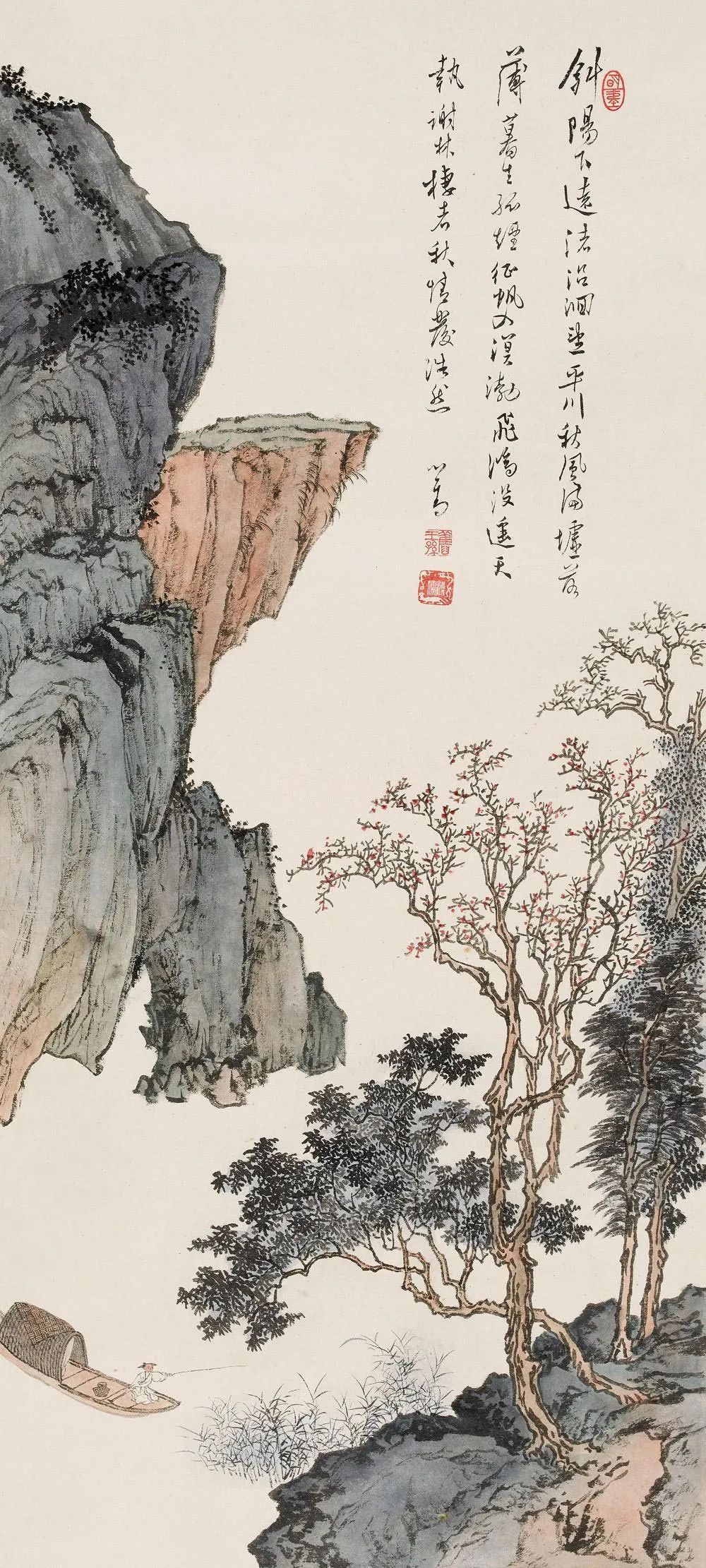 近代書畫家溥心畬的超高清山水畫