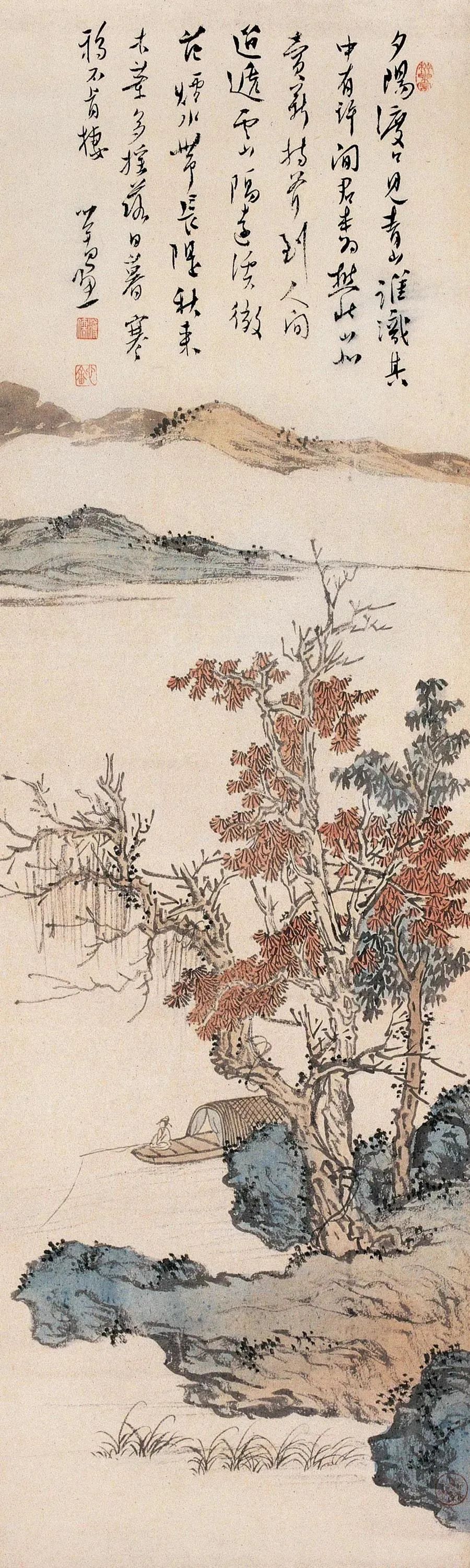 近代書畫家溥心畬的超高清山水畫