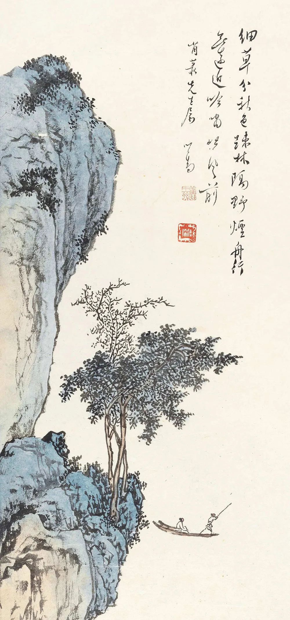 近代書畫家溥心畬的超高清山水畫
