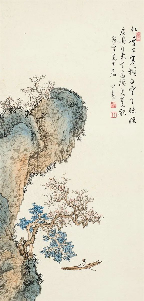 近代書畫家溥心畬的超高清山水畫