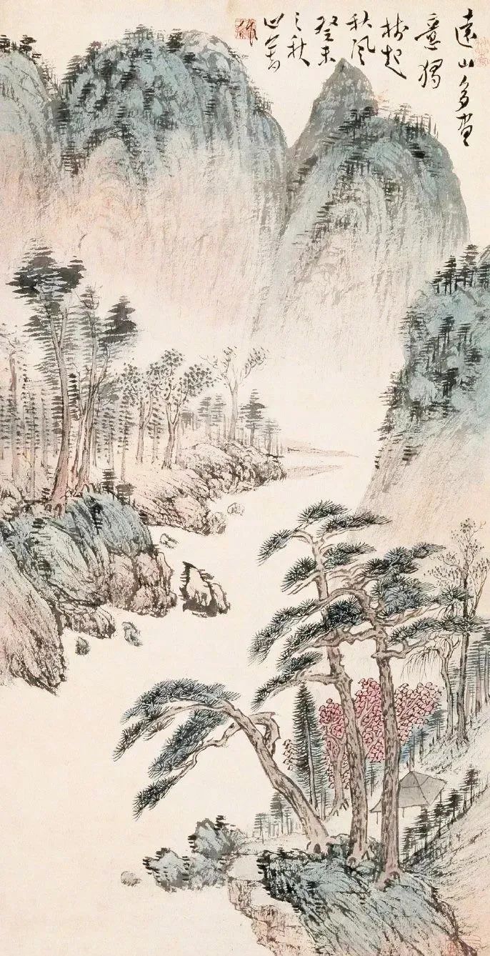 近代書畫家溥心畬的超高清山水畫