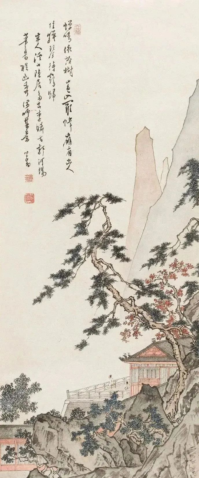 近代書畫家溥心畬的超高清山水畫