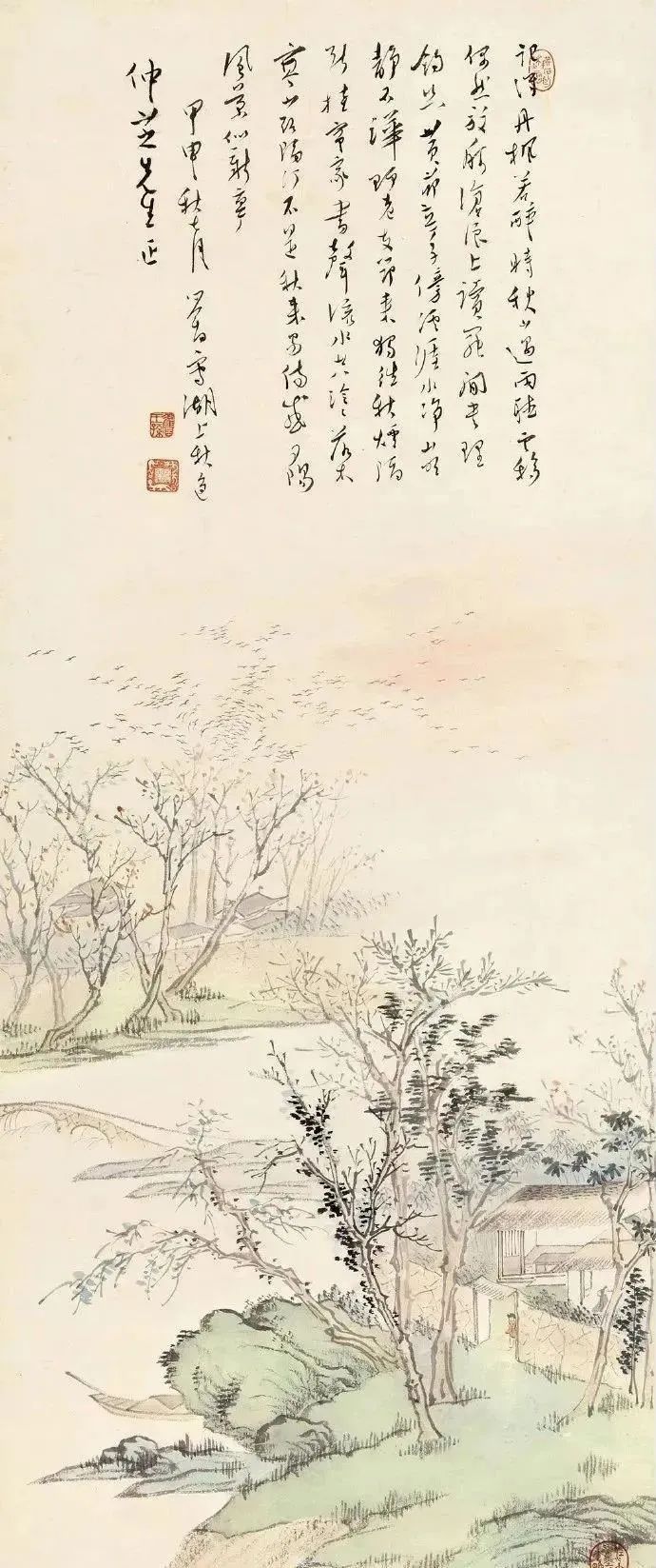 近代書畫家溥心畬的超高清山水畫