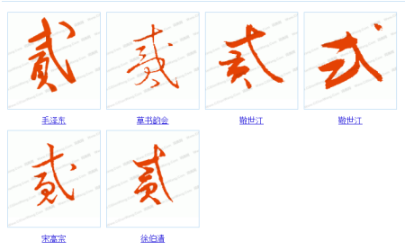 貳有幾種寫法 貳有幾種寫法
