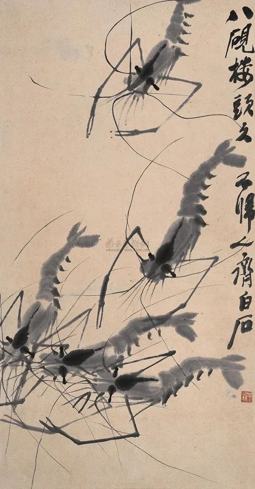 齊白石最經(jīng)典的10種畫蝦寫意