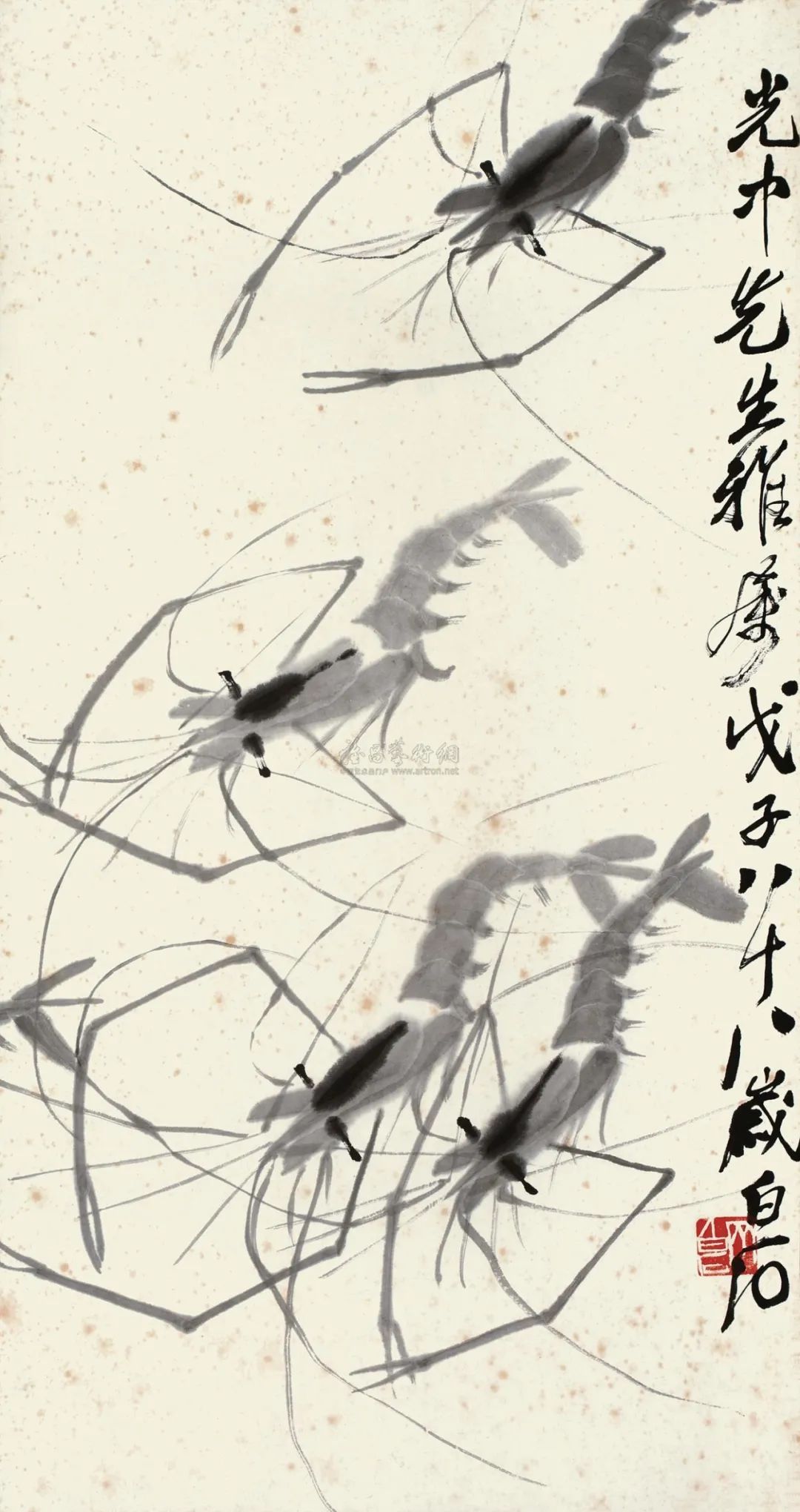 齊白石最經(jīng)典的10種畫蝦寫意