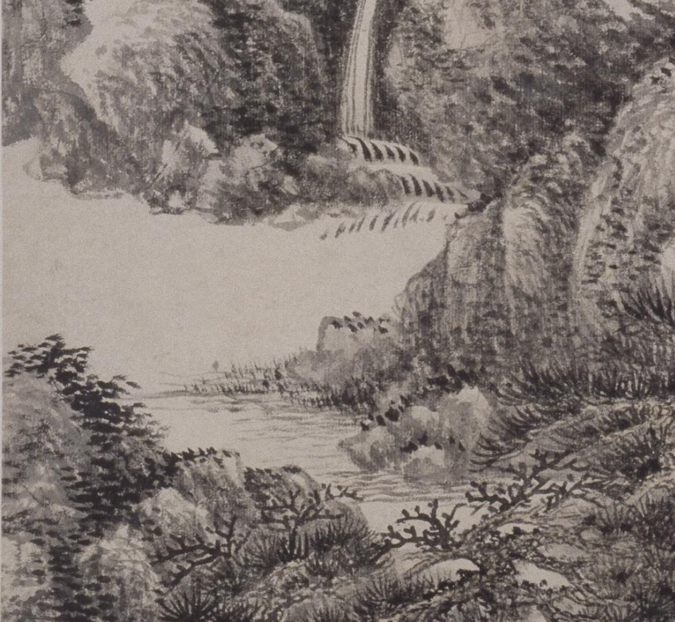 王翚《山窗讀書圖》