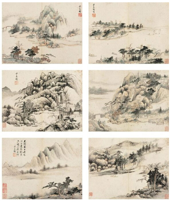 明代大師卞文瑜精品畫作欣賞