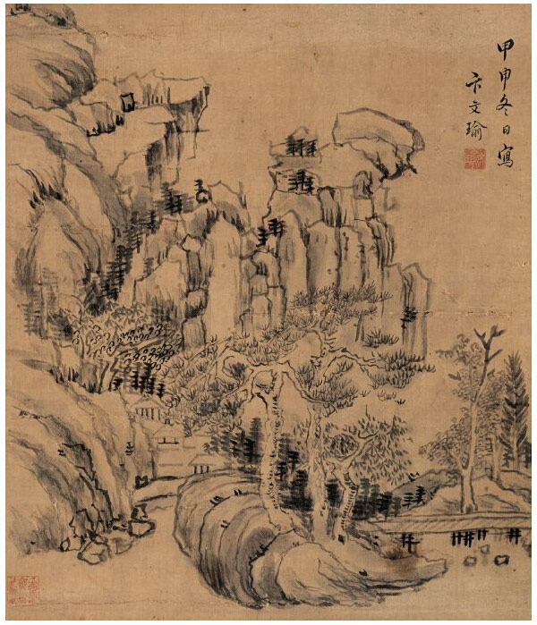 明代大師卞文瑜精品畫作欣賞